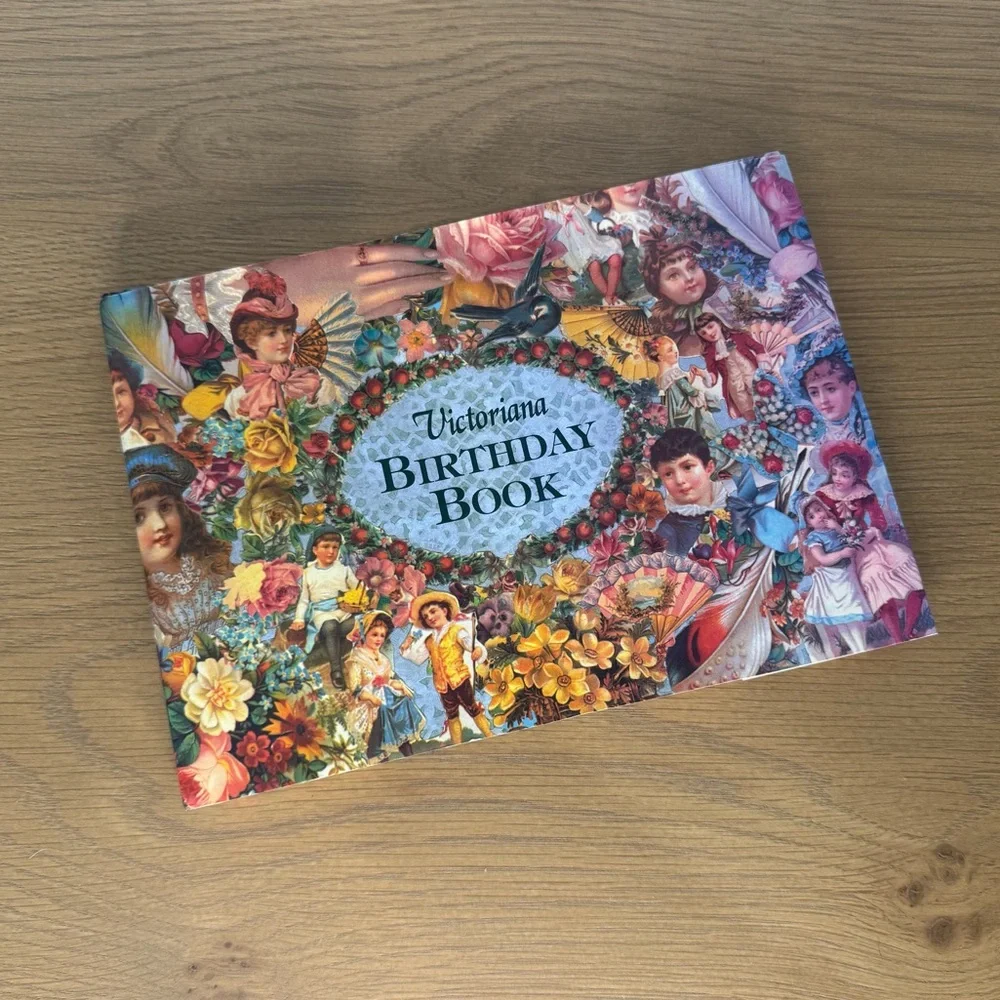 NEW Vintage Victoriana Birthday Book - Montague House Editions